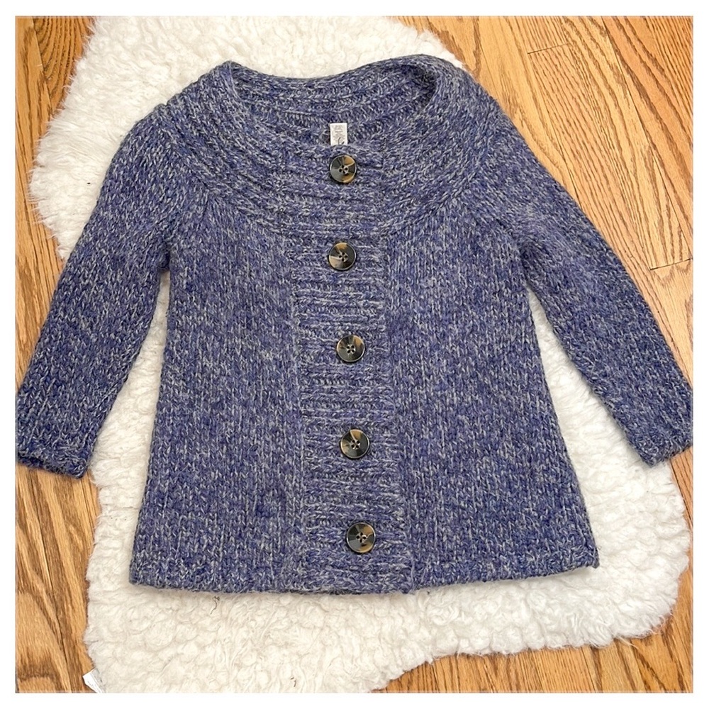Beautiful Ann Taylor Loft Wool Alpaca Chunky Knit Cardigan – Size XS, 3/4 Sleeve